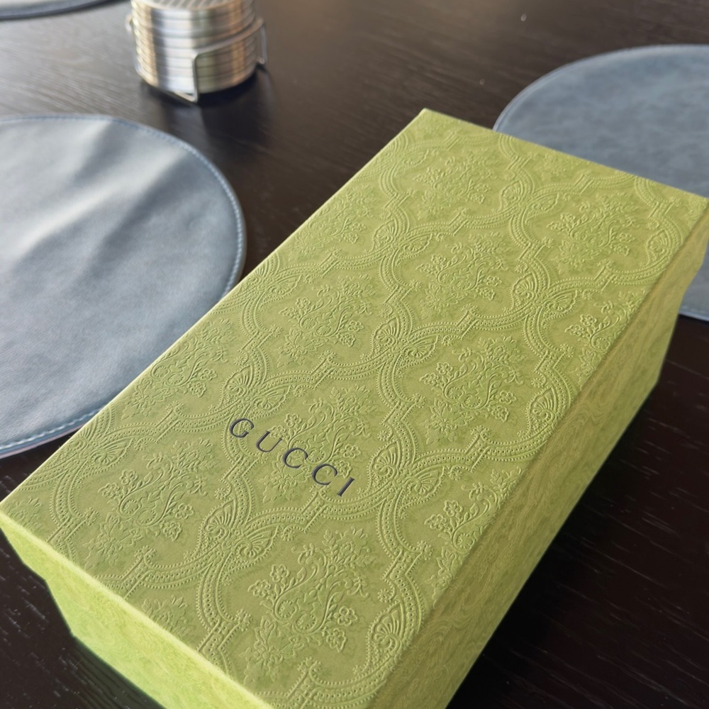 Gucci Beige Monogram Slingback Shoes - Picture 6 of 7